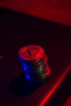 Bitcoins Stock Photos