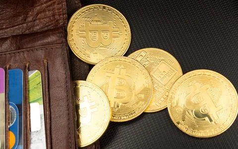 Bitcoins Stock Photos