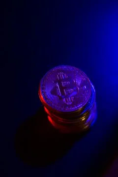 Bitcoins Foto stock