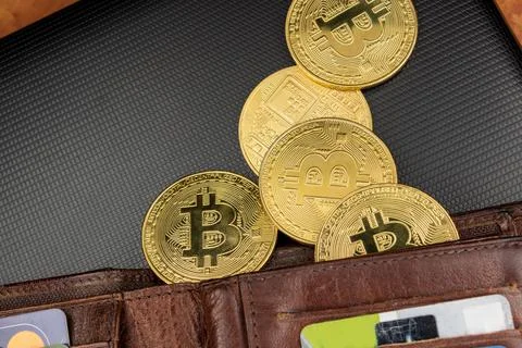 Bitcoins Stock Photos