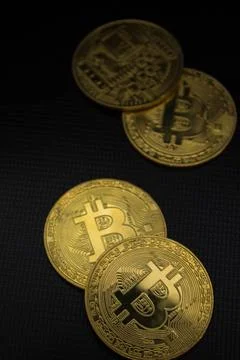 Bitcoins Stock Photos
