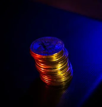 Bitcoins Stock Photos