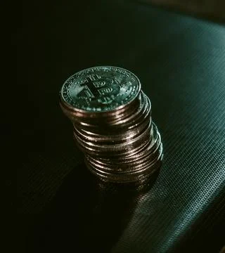 Bitcoins Stock Photos