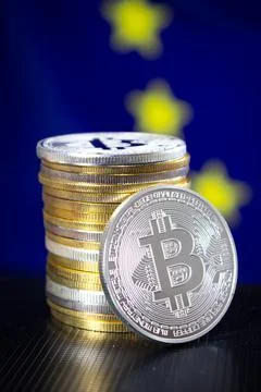 Bitcoins Foto stock