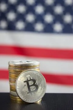 Bitcoins Stock Photos