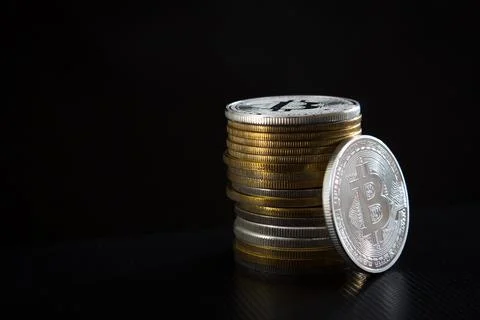 Bitcoins Stock Photos