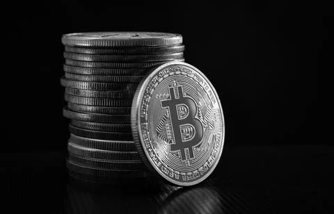 Bitcoins Stock Photos