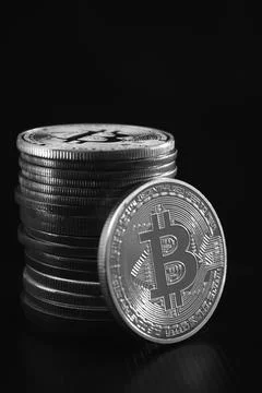 Bitcoins Stock Photos