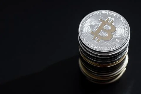 Bitcoins Stock Photos