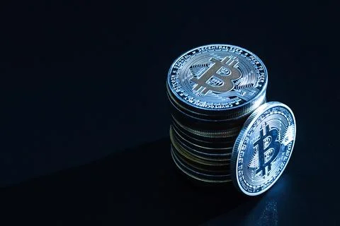 Bitcoins Stock Photos