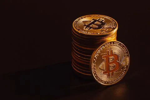 Bitcoins Foto stock