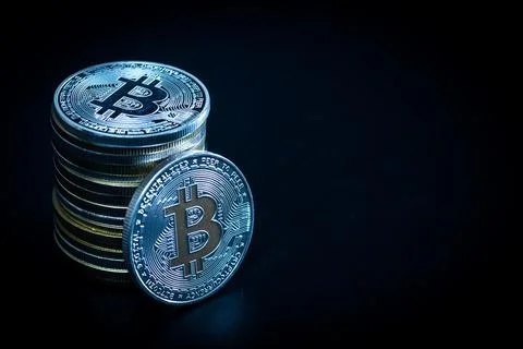 Bitcoins Stock Photos