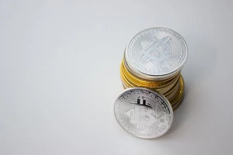 Bitcoins Stock Photos