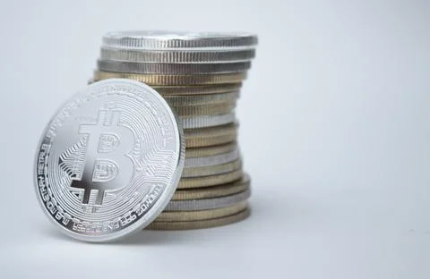Bitcoins Stock Photos
