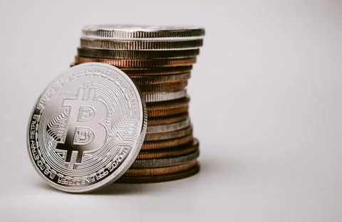 Bitcoins Foto stock