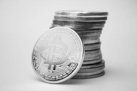 Bitcoins Stock Photos