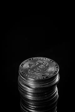 Bitcoins Stock Photos