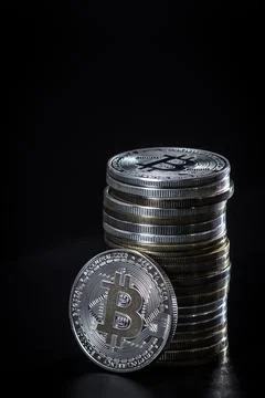 Bitcoins Stock Photos