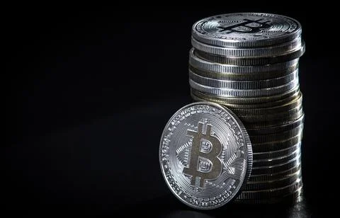 Bitcoins Stock Photos