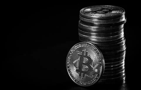 Bitcoins Stock Photos