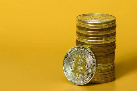 Bitcoins Stock Photos
