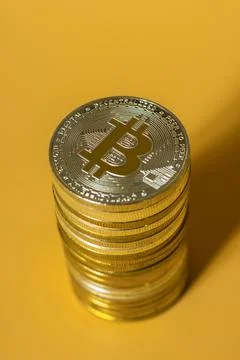 Bitcoins Stock Photos