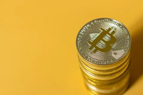 Bitcoins Stock Photos