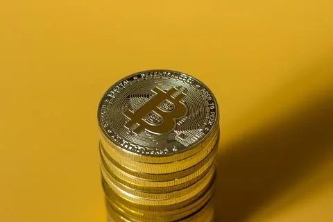 Bitcoins Stock Photos