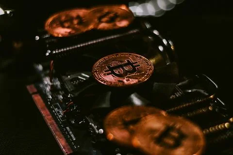 BItcoins Stock Photos