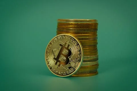 Bitcoins Stock Photos