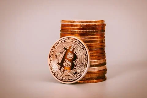 Bitcoins Stock Photos