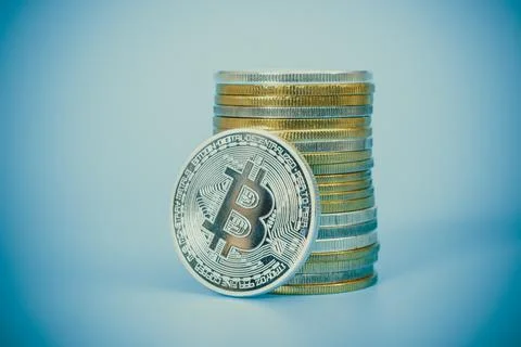 Bitcoins Stock Photos