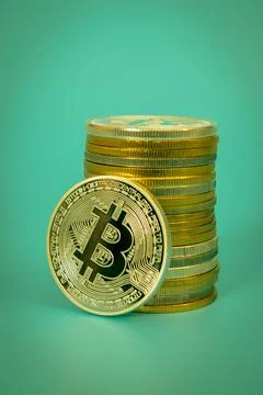 Bitcoins Stock Photos