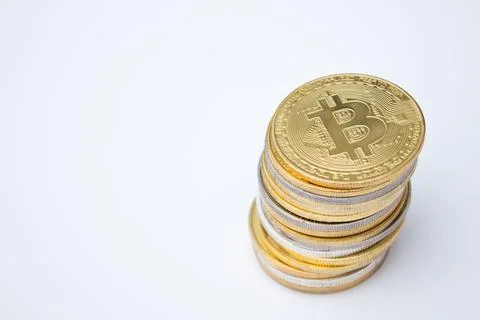 Bitcoins Stock Photos