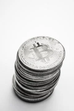 Bitcoins Stock Photos