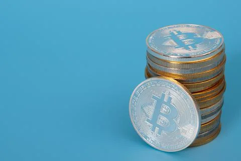 Bitcoins Stock Photos