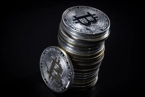 Bitcoins Stock Photos