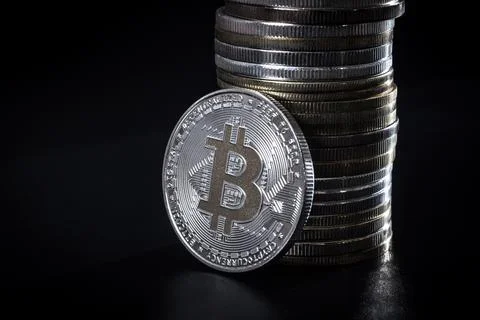 Bitcoins Foto stock
