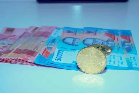 Bitcoins Stock Photos