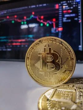 Bitcoins Stock Photos