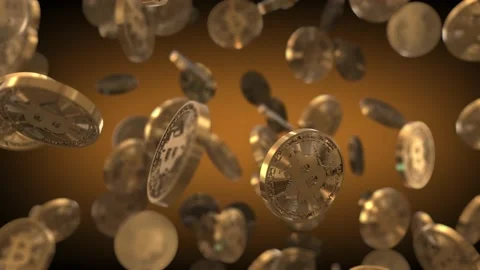 Bitcoins tumbling Vidéo 148541472