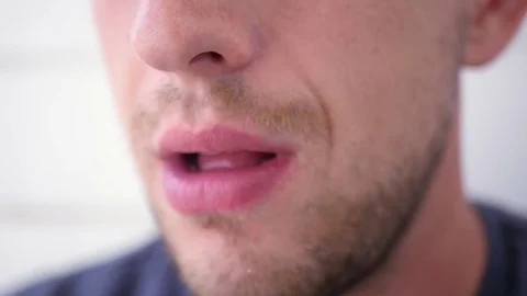 To bite into a delicious Shawarma , closeup. slow motion. 1920x1080. full hd Stock Footage 78537515