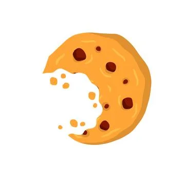 Bite of dessert crumble. Illustrazione stock