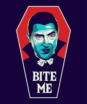 Bite Me Stock Illustration