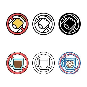Bite nails forms color icon vector Stock Illustration