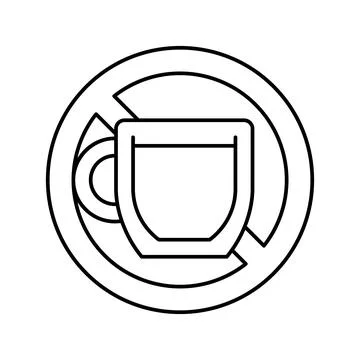 Bite nails line icon vector illustration Stock Illustration
