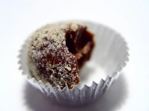 Bite out of treat Stock Photos