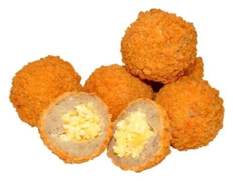 Bite Size Scotch Eggs Stock Photos