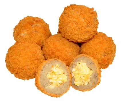 Bite Size Scotch Eggs Stock Photos