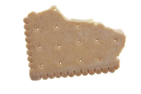 Biten biscuit Stock Photos